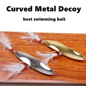 10G 15G 20G 25G Ψάρεμα Μεταλλικό κουτάλι Lures Sinking Trolling Spin Bait Feather Πρίμα άγκιστρο πούλιες Σκληρά δολώματα Δελεασμός αλμυρού νερού μπάσων