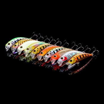 5 бр. Mino Creek Goluya Bait 5cm 5g Микрообект Cast Night Light Потопена Xiaomi Rock Tremble Бавно потъваща Dead Fly Bait