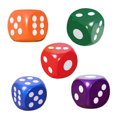 20 cm-es nagy, habszivacs kocka, 6 oldalú puha hab, hagyományos kockák a korai matematikai készségek fejlesztéséhez. Partik gyerekeknek Oktatási játékok Iskolai felszerelések