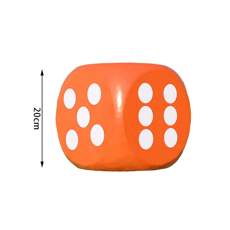 20 cm velike pjenaste kocke, 6-strane mekane pjenaste tradicionalne kocke, rane matematičke vještine, pokloni za zabavu za djecu, obrazovne igračke, školski pribor