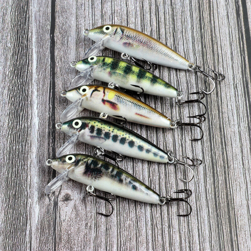 JOHNCOO 5 cm 5 g tonući minnow vobleri, mamci za pecanje, mamac za pastrva i tvrdi mamac, jerkbait za smuđ, ribolovni pribor