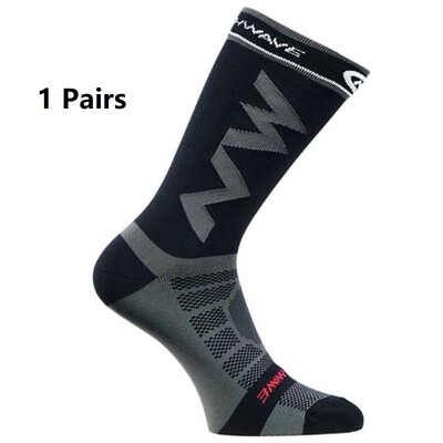 1/6 pari visokokvalitetnih prozračnih sportskih čarapa prikladnih za trčanje, brdski biciklizam i sportske čarape na otvorenom za muškarce i žene