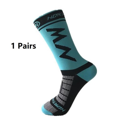 1/6 pari visokokvalitetnih prozračnih sportskih čarapa prikladnih za trčanje, brdski biciklizam i sportske čarape na otvorenom za muškarce i žene