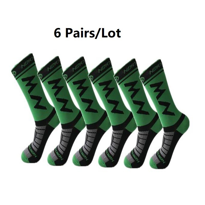 1/6 pari visokokvalitetnih prozračnih sportskih čarapa prikladnih za trčanje, brdski biciklizam i sportske čarape na otvorenom za muškarce i žene