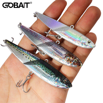 VIB Kovová jigová návnada 20g 30g 40g Spinner Spoon 3D očná farba Laser Spinning Rybárske potreby Háčik Drag Cast Čepeľ Pesca Vibetion Bait