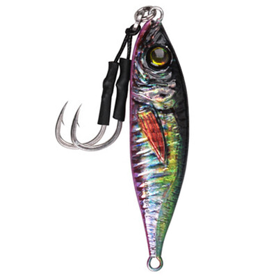 Metalne šablone za spori ribolov Luminous Slow Jigging Lure 80/120/150/200g Casting Slana morska kirnja Tuna Trolling mamac žlica za pecanje