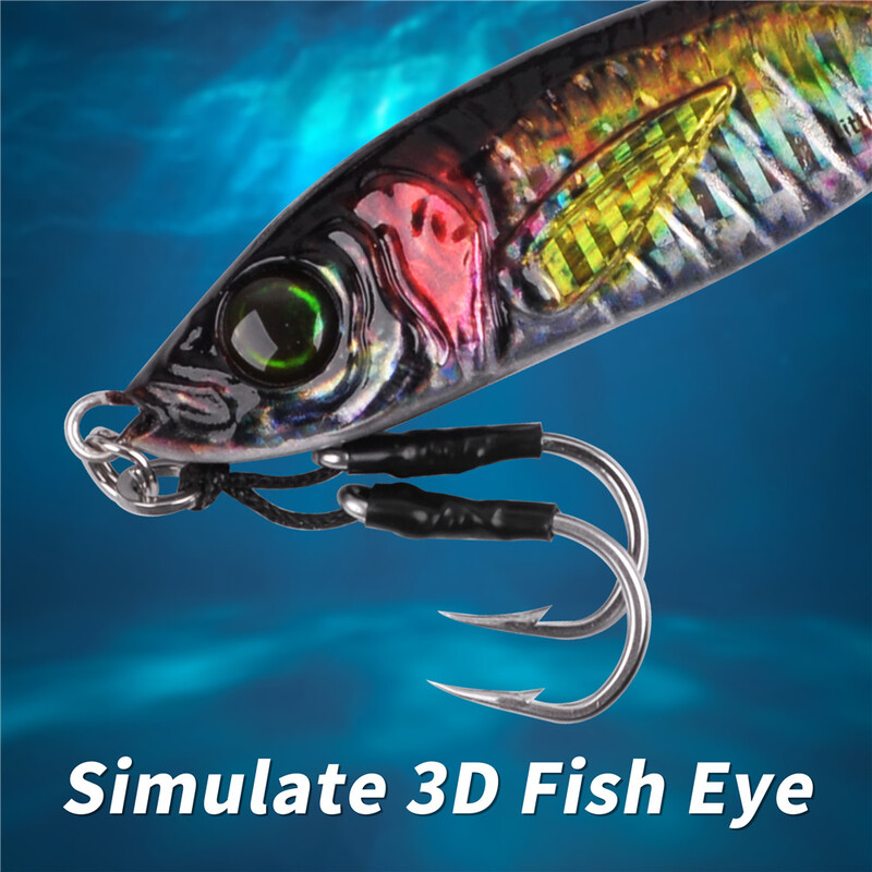 Metalne šablone za spori ribolov Luminous Slow Jigging Lure 80/120/150/200g Casting Slana morska kirnja Tuna Trolling mamac žlica za pecanje