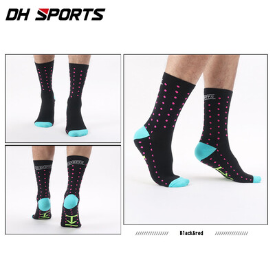 Dh sportske ženske performanse Mtb biciklističke čarape Guy Funky cestovni bicikl Najlonske pruge Biciklističke čarape za trčanje Crazy Dot Brdski bicikl