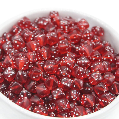 100 kom Mješovite prozirne akrilne perle za razmak od kockica 8 mm Kvadratne šarene perle DIY pribor za izradu nakita 9 boja Odaberite