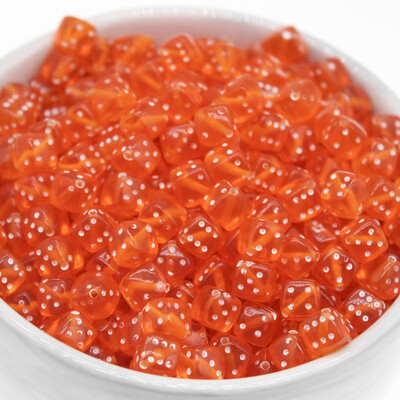 100 kom Mješovite prozirne akrilne perle za razmak od kockica 8 mm Kvadratne šarene perle DIY pribor za izradu nakita 9 boja Odaberite