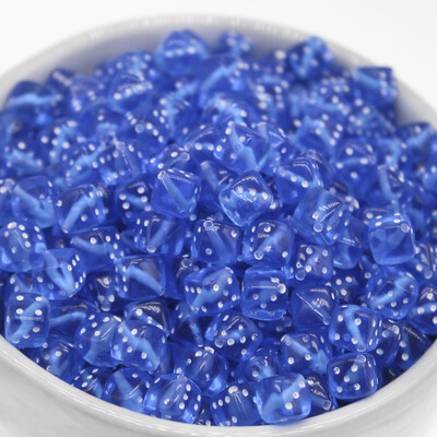 100 kom Mješovite prozirne akrilne perle za razmak od kockica 8 mm Kvadratne šarene perle DIY pribor za izradu nakita 9 boja Odaberite