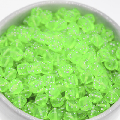 100 kom Mješovite prozirne akrilne perle za razmak od kockica 8 mm Kvadratne šarene perle DIY pribor za izradu nakita 9 boja Odaberite