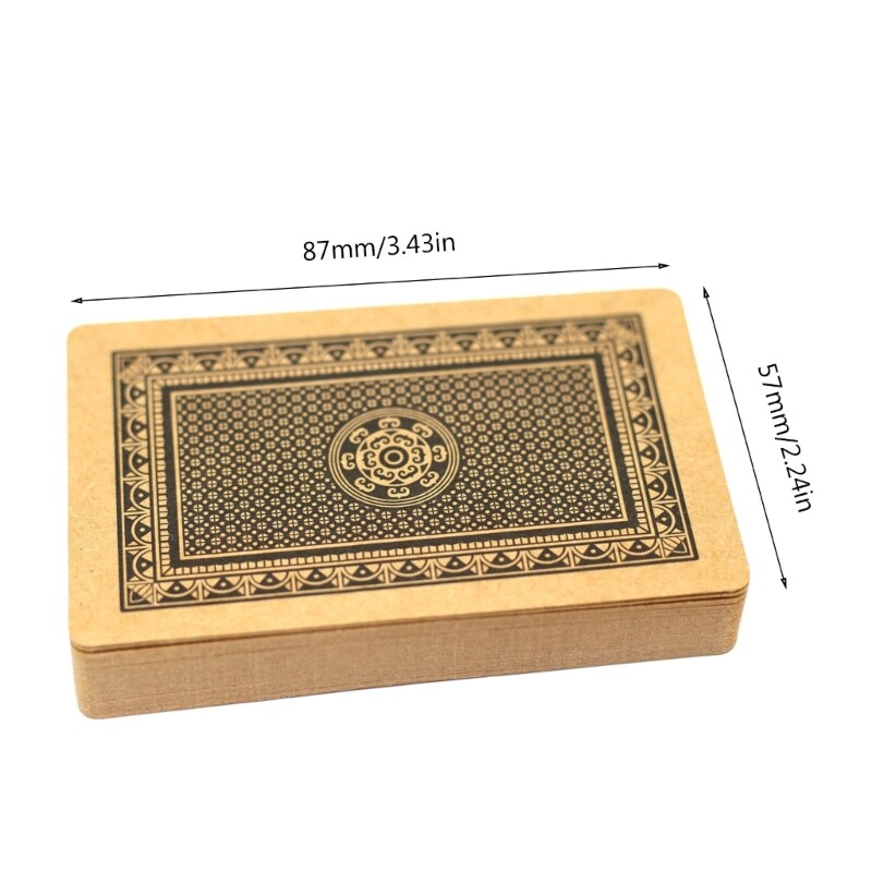 54 Cards Poker Papīra Izklaide Spēļu Kāršu Galda spēle Klasiskā raksta Klāja Kāršu Pokers Profesionālā Kāršu Klāte