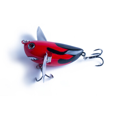 Hanlin Topwater Simulation Cicada Fishing Lures 58mm 12.5g Popper plutajući tvrdi vobleri mamac Metal Blade Wings Umjetni mamci