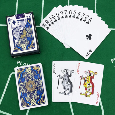2Pcs/Lot Bridge Pattern Poker Set Card Baccarat Texas Hold'em Plastične karte za igranje Vodootporna društvena igra 2,28*3,46 inča qenueson