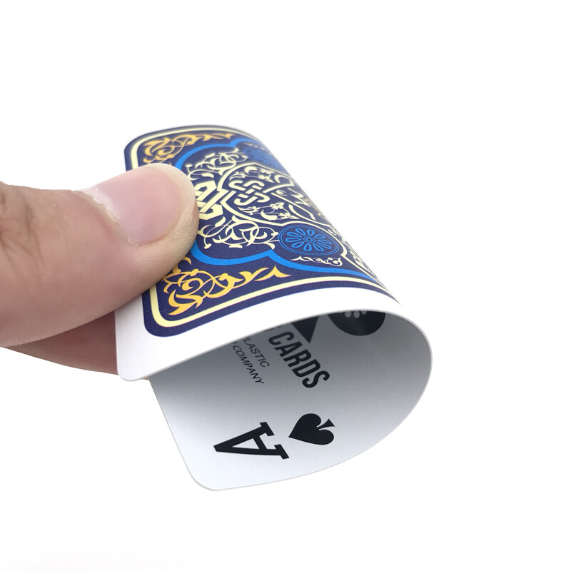 2Pcs/Lot Bridge Pattern Poker Set Card Baccarat Texas Hold'em Plastične karte za igranje Vodootporna društvena igra 2,28*3,46 inča qenueson