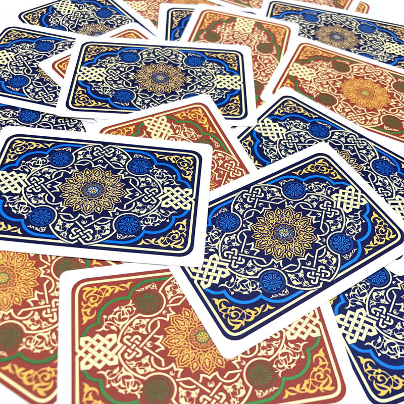 2Pcs/Lot Bridge Pattern Poker Set Card Baccarat Texas Hold'em Plastične karte za igranje Vodootporna društvena igra 2,28*3,46 inča qenueson