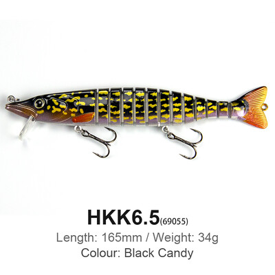 165 mm 34 g mamci za ribolov Jointed Crankbaits Swimbait Vobleri za tonuće za štuku Pastrva Bass Trolling Umjetni čvrsti mamac