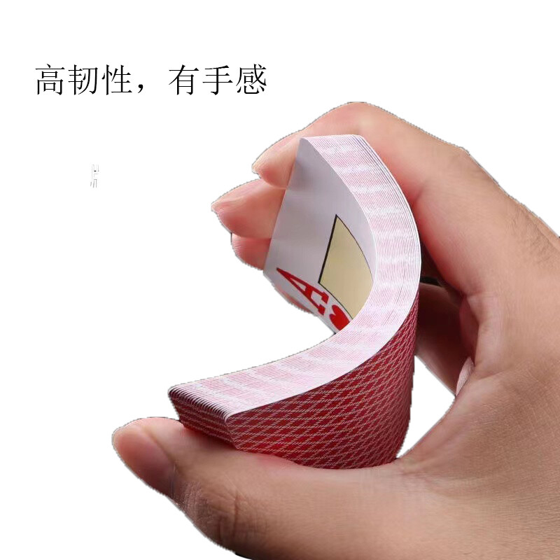 Plastična igraća karta Klasične jednostavne igraće karte Texas Hold'em Jombo Index Poker, za zabavu u bridž igri, dobre kvalitete