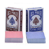 Înaltă calitate 1 set cărți de poker albastre/roșii, colecție de cărți de joc impermeabile, cadou pentru jocuri de poker magice