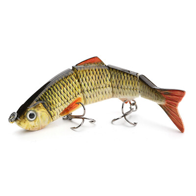 VTAVTA 12cm 16g realistični 4 segmentni mamac za zglobove umjetni mamac za ribolov tonući vobleri za štuku Swimbait Crankbaits ribolov