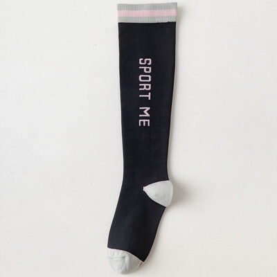 Kompresijske čarape za žene Profesionalni sport Fitness Trčanje Biciklizam Ženske čarape Visoko elastične prozračne duge čarape za oblikovanje