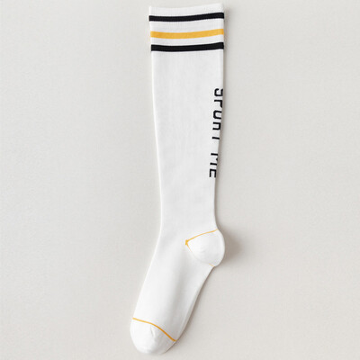 Kompresijske čarape za žene Profesionalni sport Fitness Trčanje Biciklizam Ženske čarape Visoko elastične prozračne duge čarape za oblikovanje