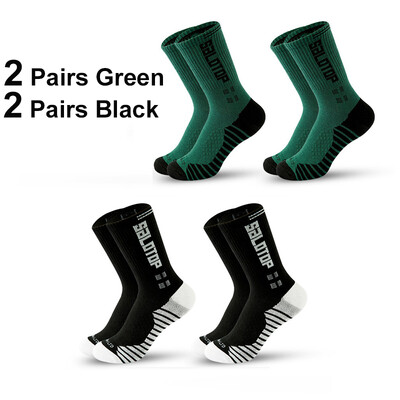 Nogometne čarape protiv klizanja Nogometne čarape Muškarci Ženske Košarka Tenis Profesionalne sportske čarape Mid Calf Trčanje Biciklizam Ragbi čarape