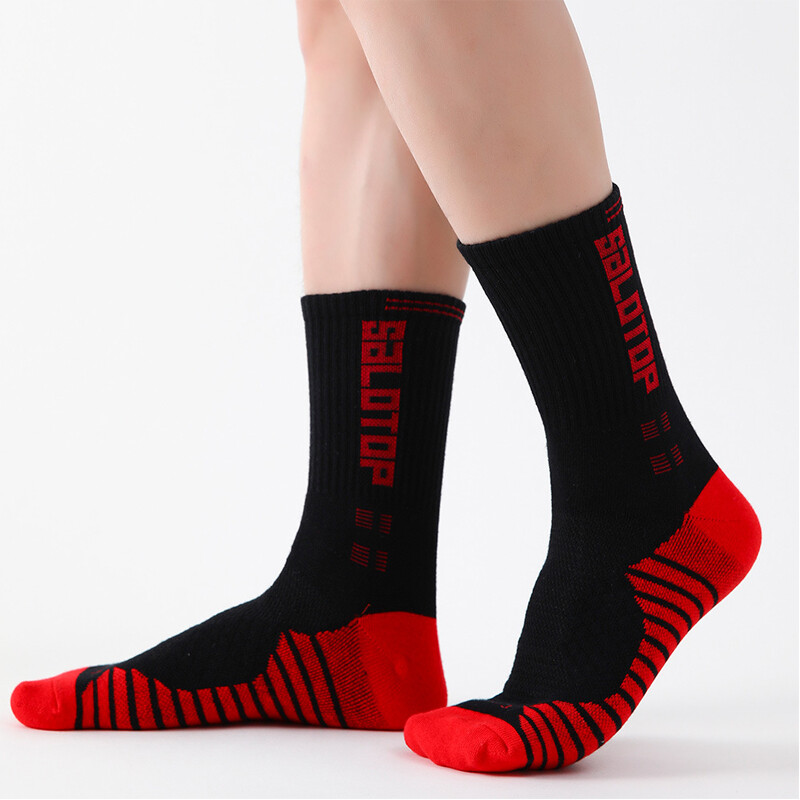 Nogometne čarape protiv klizanja Nogometne čarape Muškarci Ženske Košarka Tenis Profesionalne sportske čarape Mid Calf Trčanje Biciklizam Ragbi čarape