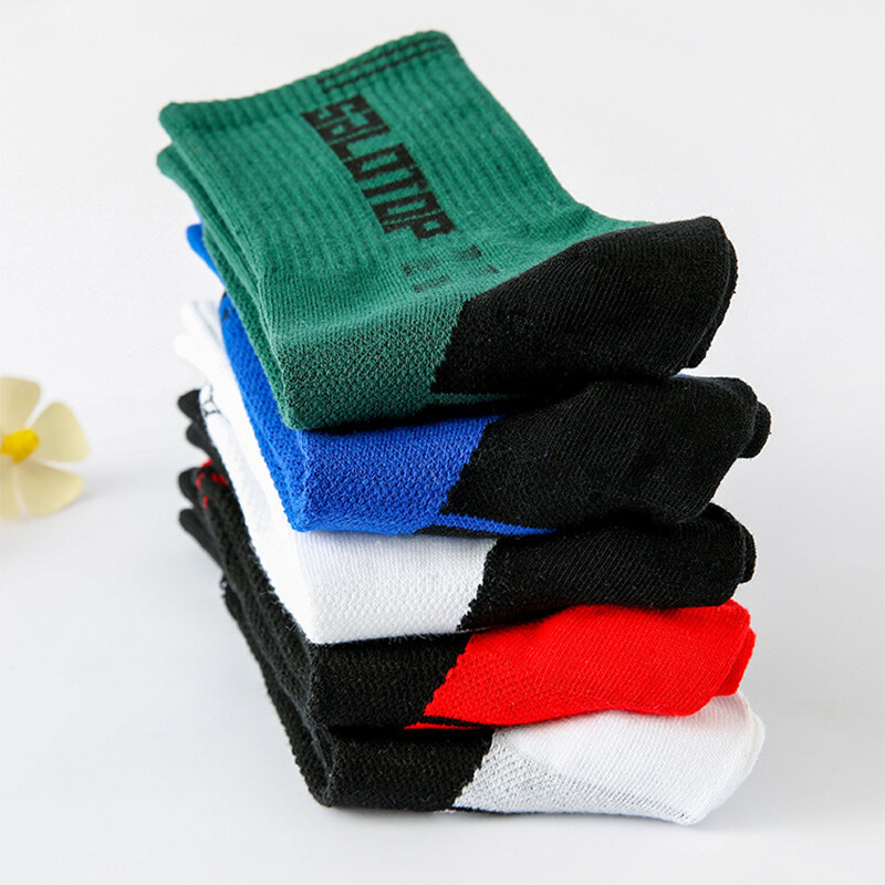 Nogometne čarape protiv klizanja Nogometne čarape Muškarci Ženske Košarka Tenis Profesionalne sportske čarape Mid Calf Trčanje Biciklizam Ragbi čarape