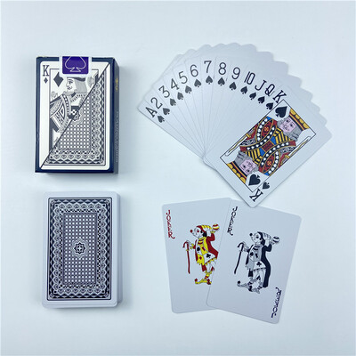 Cărți de joc Poker PVC Baccarat din plastic Cărți de poker Texas Hold`em Jocuri de masă Joc de cărți purtabil rezistent la apă Baralho Deck