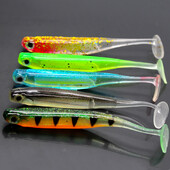 5pcs/Lot Jigging Wobblers Mamac za ribolov 9cm 7cm 2g 5g shad T-tail meki mamac Umjetni silikonski mamci Pribor za pecanje bas štuke