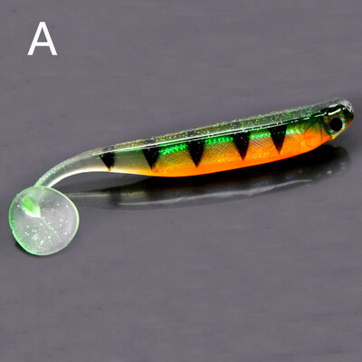 5pcs/Lot Jigging Wobblers Mamac za ribolov 9cm 7cm 2g 5g shad T-tail meki mamac Umjetni silikonski mamci Pribor za pecanje bas štuke