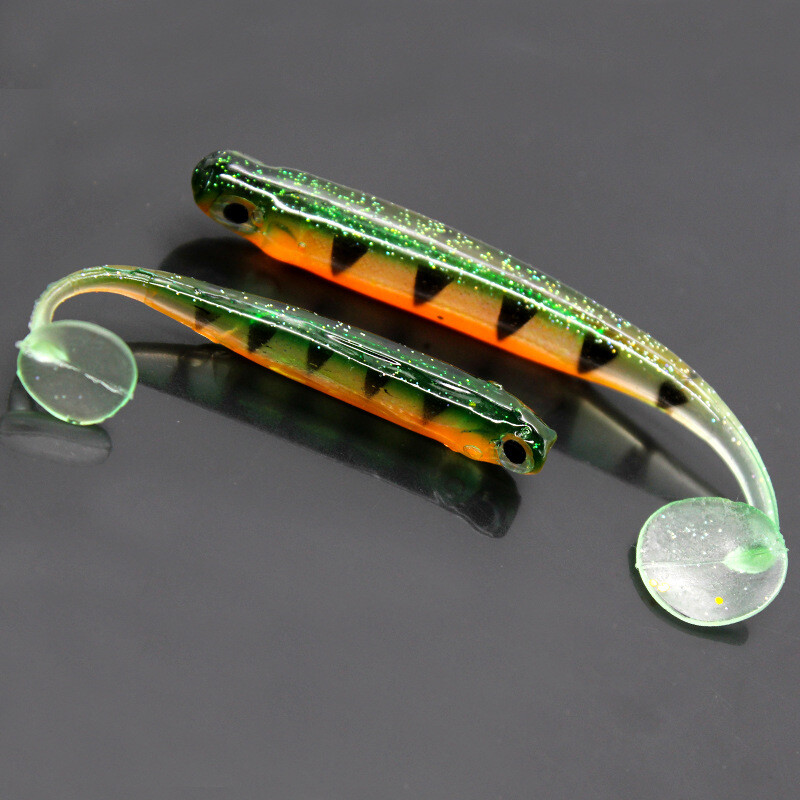 5pcs/Lot Jigging Wobblers Mamac za ribolov 9cm 7cm 2g 5g shad T-tail meki mamac Umjetni silikonski mamci Pribor za pecanje bas štuke