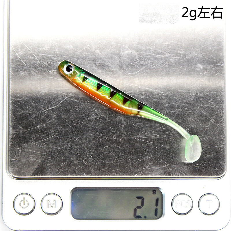 5pcs/Lot Jigging Wobblers Mamac za ribolov 9cm 7cm 2g 5g shad T-tail meki mamac Umjetni silikonski mamci Pribor za pecanje bas štuke