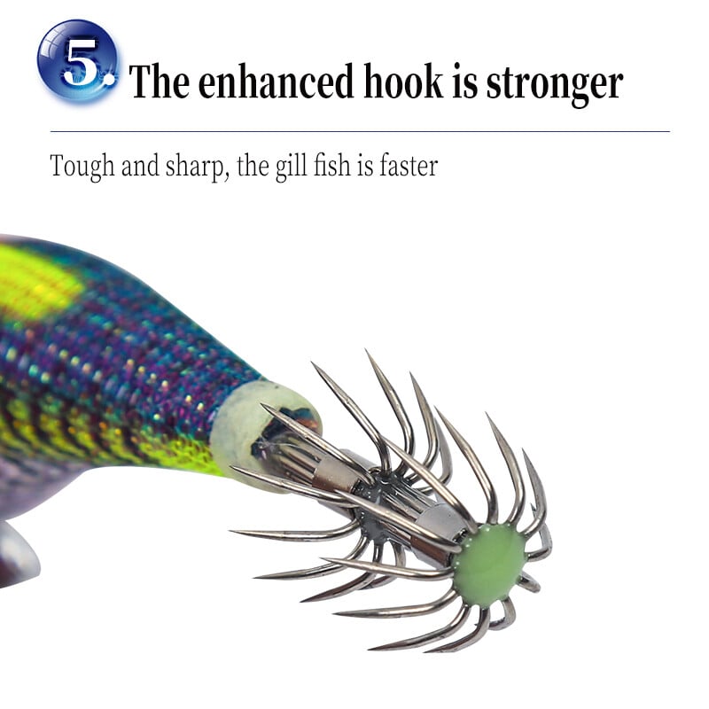 FSDZSO 13cm/12cm/10cm 19g/15g/10g calamar Naluca cu cap de calamar jig nalucă caracatiță mare jig joc nalucă de pescuit cârlige de calmar