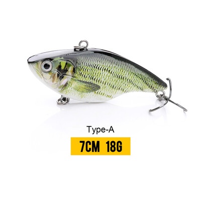 VTAVTA 7cm 18g Rattlin Vib Rybárske Nástrahy Potápavé Wobblery Na Rybolov Šťuky Kľukové Nástrahy Umelé VIB Nástrahy Kovové