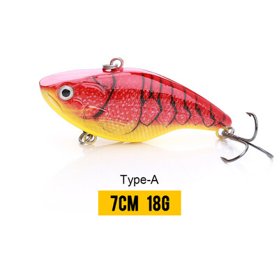 VTAVTA 7cm 18g Rattlin Vib Rybárske Nástrahy Potápavé Wobblery Na Rybolov Šťuky Kľukové Nástrahy Umelé VIB Nástrahy Kovové