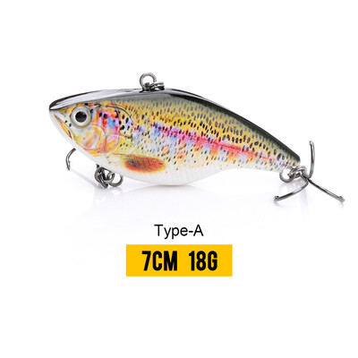 VTAVTA 7cm 18g Rattlin Vib Rybárske Nástrahy Potápavé Wobblery Na Rybolov Šťuky Kľukové Nástrahy Umelé VIB Nástrahy Kovové