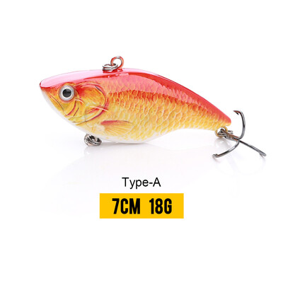 VTAVTA 7cm 18g Rattlin Vib Rybárske Nástrahy Potápavé Wobblery Na Rybolov Šťuky Kľukové Nástrahy Umelé VIB Nástrahy Kovové