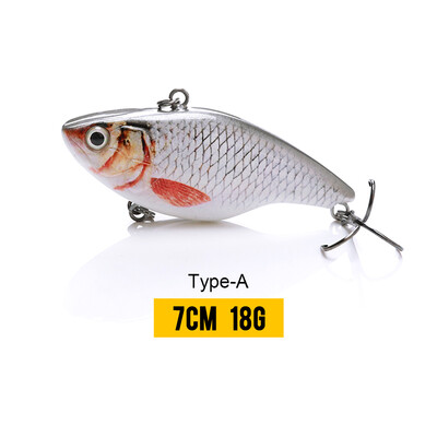 VTAVTA 7cm 18g Rattlin Vib Rybárske Nástrahy Potápavé Wobblery Na Rybolov Šťuky Kľukové Nástrahy Umelé VIB Nástrahy Kovové