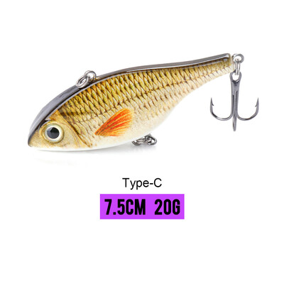 VTAVTA 7cm 18g Rattlin Vib Rybárske Nástrahy Potápavé Wobblery Na Rybolov Šťuky Kľukové Nástrahy Umelé VIB Nástrahy Kovové