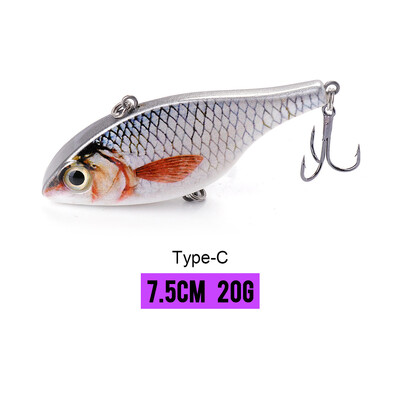 VTAVTA 7cm 18g Rattlin Vib Rybárske Nástrahy Potápavé Wobblery Na Rybolov Šťuky Kľukové Nástrahy Umelé VIB Nástrahy Kovové