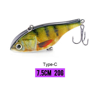 VTAVTA 7cm 18g Rattlin Vib Rybárske Nástrahy Potápavé Wobblery Na Rybolov Šťuky Kľukové Nástrahy Umelé VIB Nástrahy Kovové