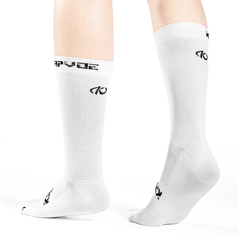 Kapvoe profesionālas riteņbraukšanas zeķes vīriešiem, oriģinālās sporta zeķes, elpojošas velosipēdu zeķes, brīvdabas sports, sacīkstes, basketbols, vīrieši,