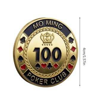 Chip Coins Metal Guard Coins Συλλεκτικά Αναμνηστικά Chip Casino Chip Dealer Tokens Souvenir Συλλεκτικά Δώρα 54DE