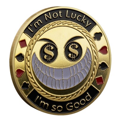 Žetoni s metalnim zaštitnim novčićima Kolekcionarski predmeti Suveniri Žetoni za kockarnice Žetoni za djelitelje žetona Suveniri Kolekcionarski darovi 54DE