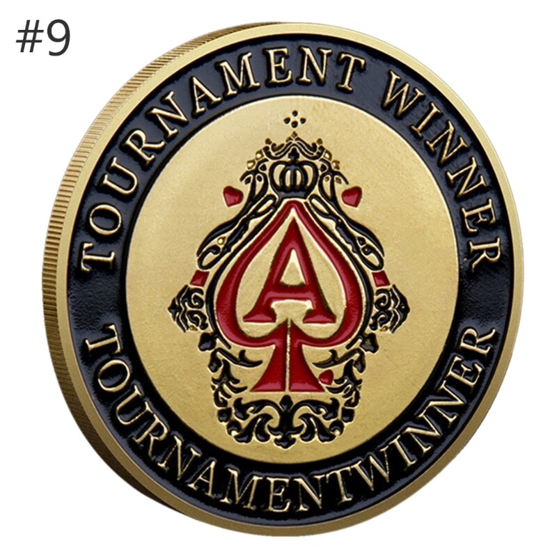 Žetoni s metalnim zaštitnim novčićima Kolekcionarski predmeti Suveniri Žetoni za kockarnice Žetoni za djelitelje žetona Suveniri Kolekcionarski darovi 54DE