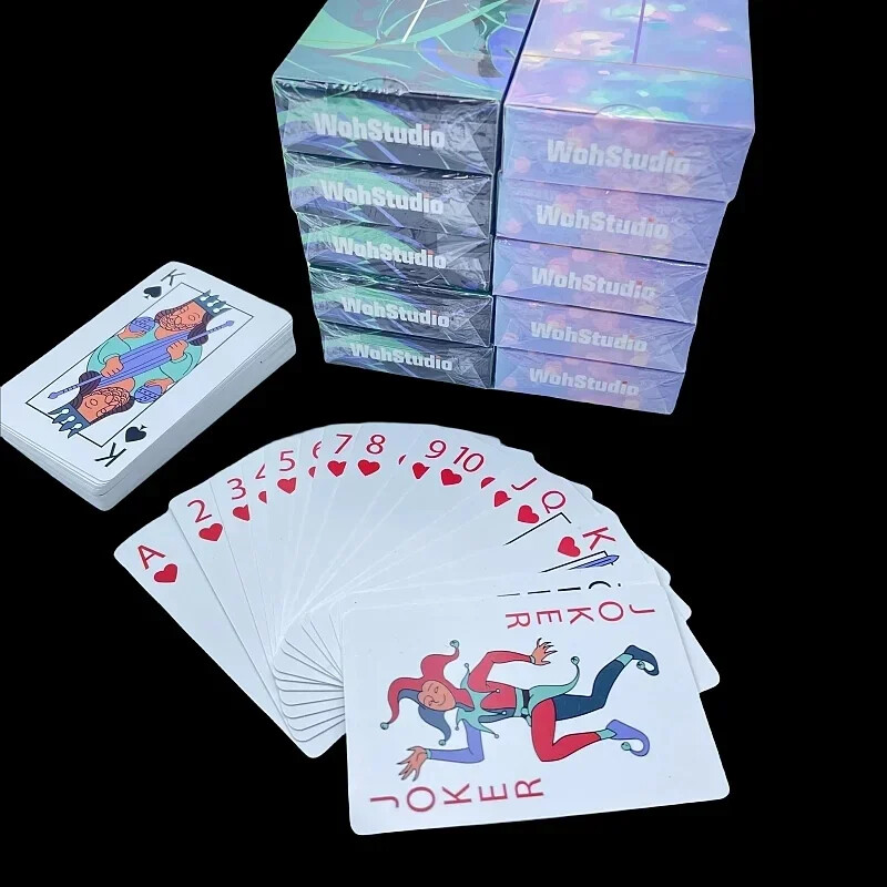 Set za poker Papir Novi uzorak Plastične Vodootporne karte za igranje za odrasle Igra Poker karte Društvene igre 58*88mm karte