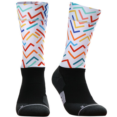 Biciklističke profesionalne čarape Neklizajuće prozračne biciklističke čarape Kompresijske sportske čarape Biciklističke flotne trkaće čarape Muške i ženske